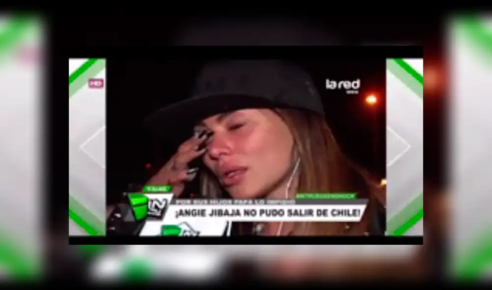 Angie Jibaja vivió un drama en aeropuerto de Chile [VIDEO]