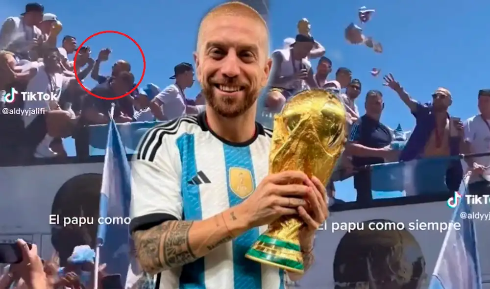 La selección argentina es tricampeona mundial. Foto: composición LR/TIKTOK/AFP La selección argentina es tricampeona mundial. Foto: composición LR/TIKTOK/AFP