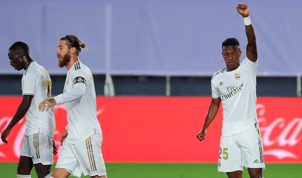 Real Madrid vs Mallorca por la Liga española 2020. Foto: EFE Real Madrid vs Mallorca por la Liga española 2020. Foto: EFE