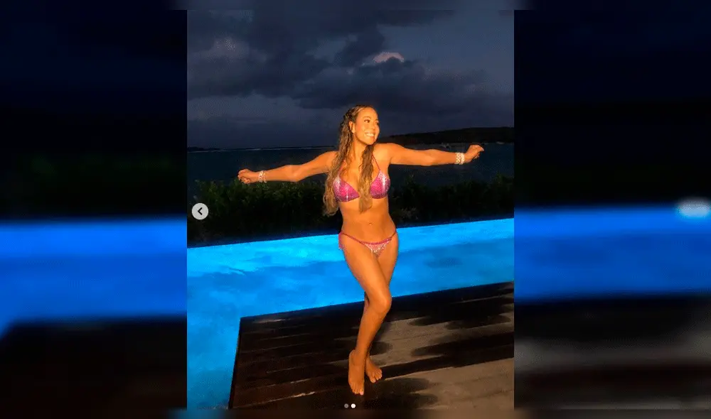 Instagram: Mariah Carey presume sus curvas en bikini como nunca antes