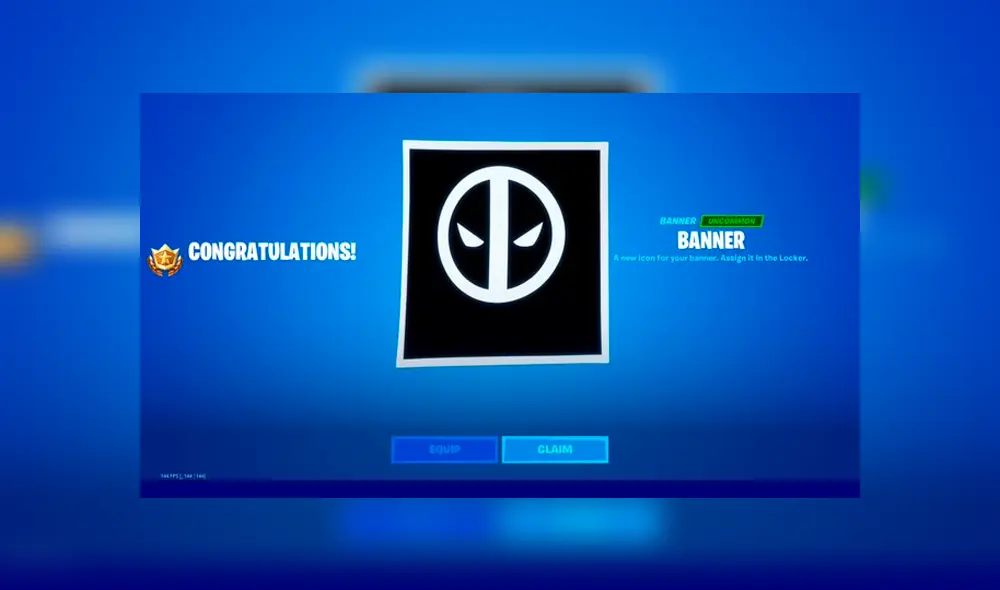 El banne de Deadpool es una de las recompensas de los desafíos temáticos de la temporada 2 de Fortnite. El banne de Deadpool es una de las recompensas de los desafíos temáticos de la temporada 2 de Fortnite.