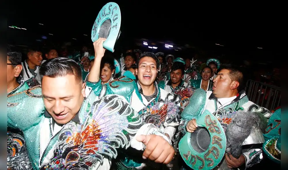 No faltaron los tradicionales caporales.