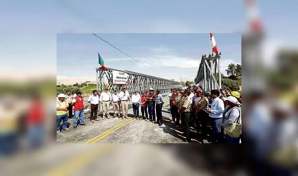 Moquegua: Presidente Vizcarra anuncia un nuevo puente de concreto en Montalvo