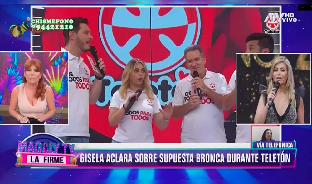 Magaly Medina mantuvo una conversación histórica con Gisela Valcárcel. Magaly Medina mantuvo una conversación histórica con Gisela Valcárcel.