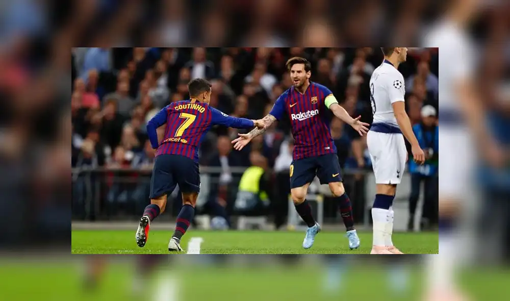 Barcelona derrotó 4-2 al Tottenham con doblete de Lionel Messi [GOLES]