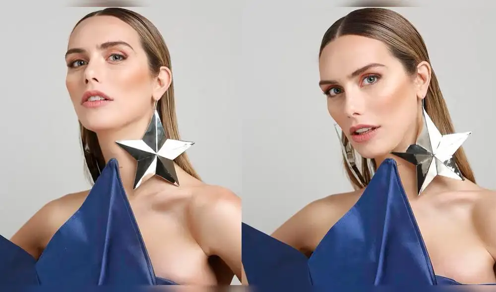 Angela Ponce sufre percance íntimo durante desfile en lencería