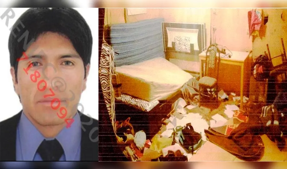 Fiscal presentó fotografía donde se muestra el desastre que el agresor ocasionó en la vivienda de la víctima, como una prueba. Foto: Ministerio Público.