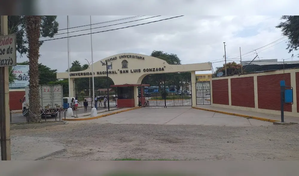 Fachada de la Universidad San Luis Gonzaga de Ica. Foto: Difusión