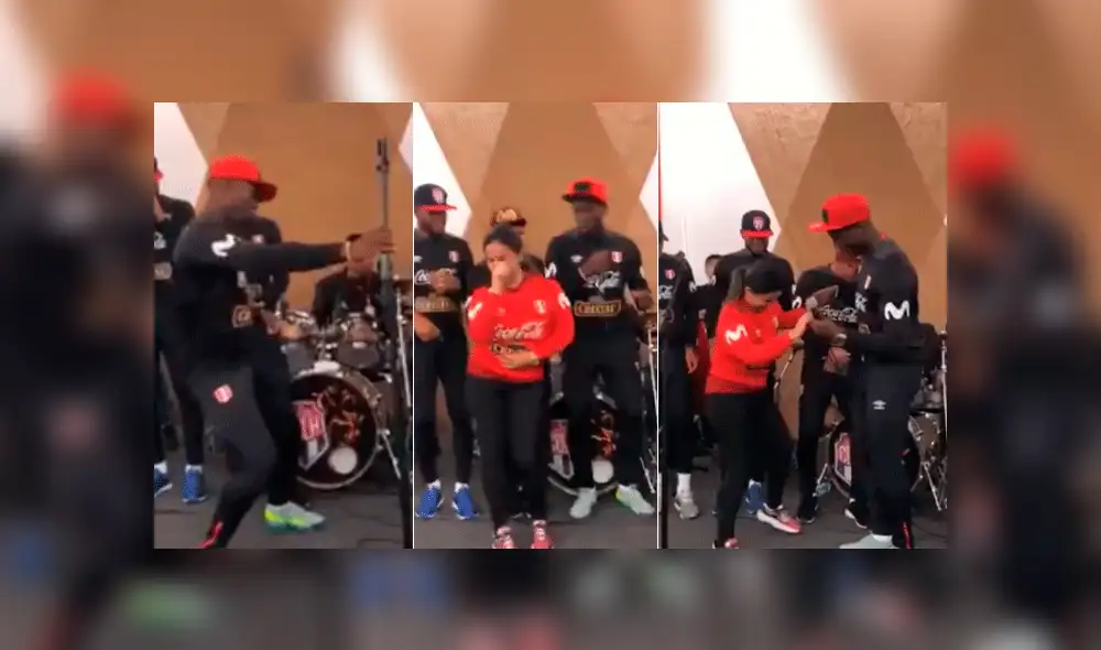 Luis Advíncula da cátedra de salsa y saca bailar a Romina Antoniazzi [VIDEO]