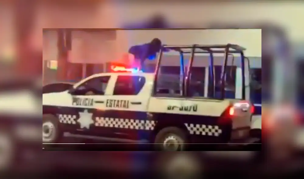 YouTube viral: Policía intenta atrapar a joven ebria y ella se burla bailando sexy twerking [VIDEO]