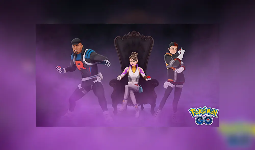 Arlo, Cliff y Sierra tendrán nuevos pokémon oscuros. Foto: Niantic.