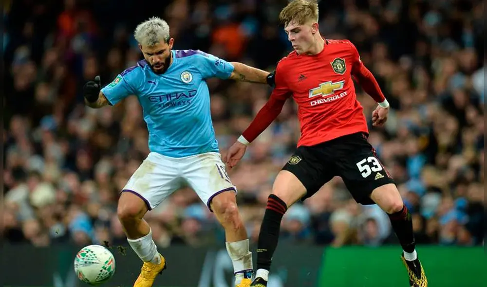 Manchester United ganó 1-0, pero no le alcanzó y fue eliminado de la Carabao Cup por el City. Foto: EFE.