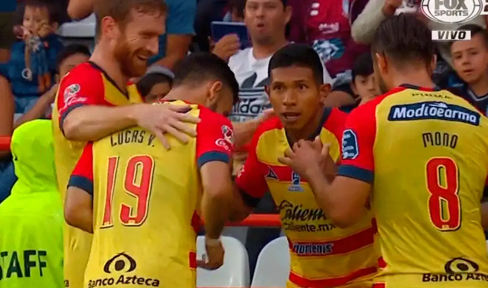 Edison Flores marcó su gol de la temporada en la Liga MX contra el Monterrey. | Foto: Fox Sports 2 Edison Flores marcó su gol de la temporada en la Liga MX contra el Monterrey. | Foto: Fox Sports 2