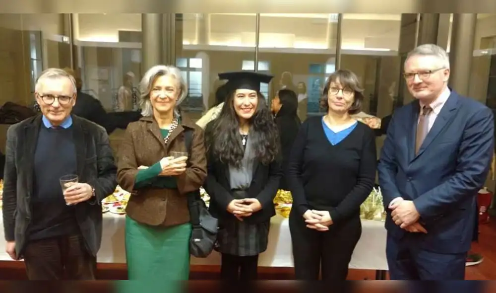 Estudiante cusqueña sustentó su tesis de doctorado en universidad La Sorbona