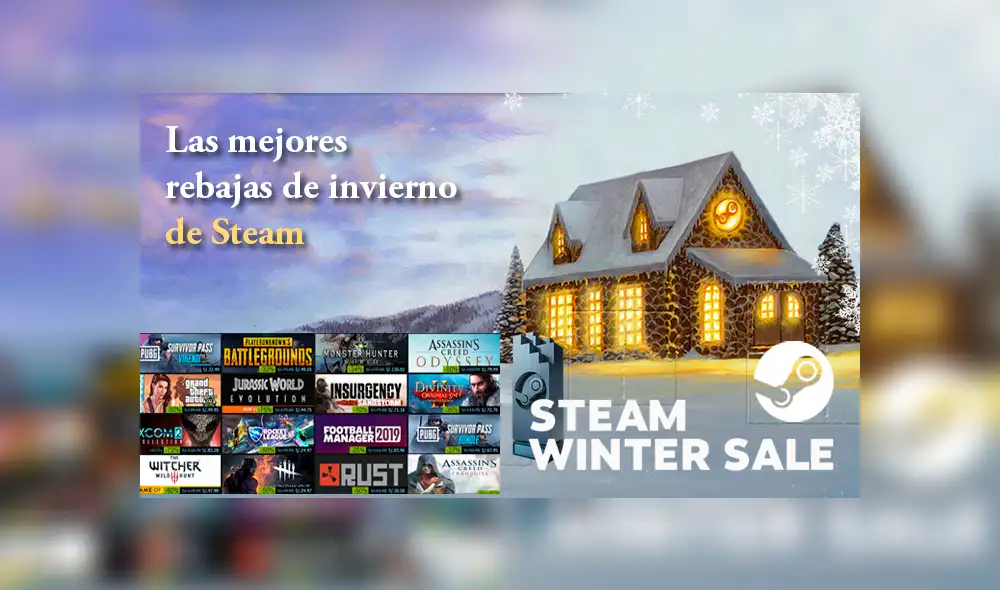 Ofertas de Steam: Hasta 95% de descuento por rebajas de invierno
