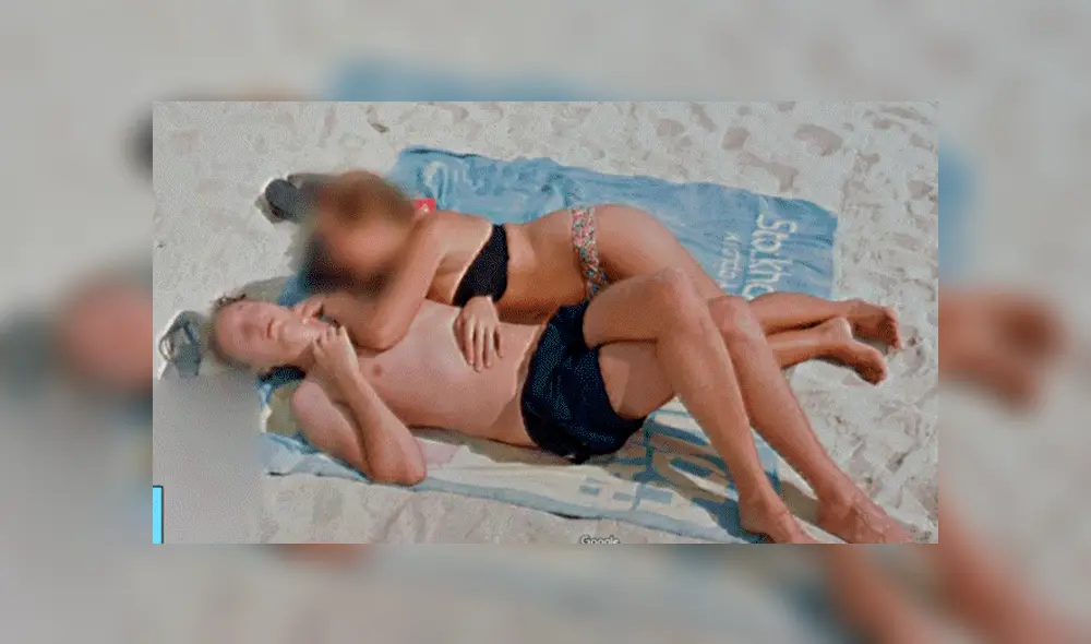 Google Maps: cámaras captan íntimo momento de pareja de novios en paradisíacas playas [FOTOS]