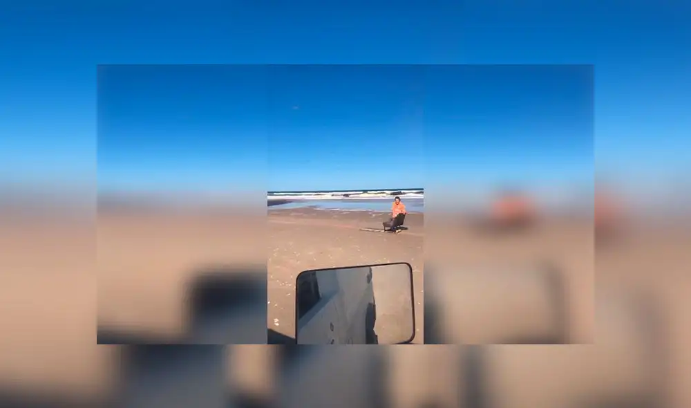 Facebook: Hombre realiza un reto viral en la playa, y tiene terrible resultado [VIDEO] 