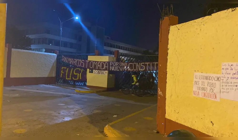 Estudiantes de San Marcos se suman a las protestas. Foto: difusión