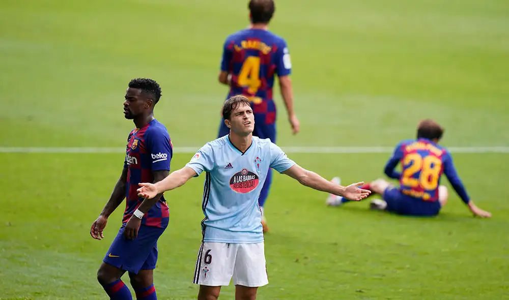 Barcelona y Celta de Vigo empataron 2-2 por la jornada 32 de LaLiga española. | Foto: AFP Barcelona y Celta de Vigo empataron 2-2 por la jornada 32 de LaLiga española. | Foto: AFP