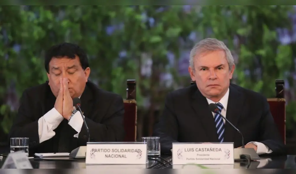 José Luna Gálvez y Luis Castañeda Lossio. Foto: La República.