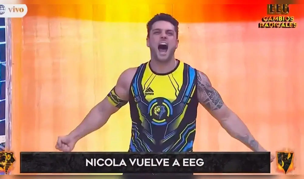 Nicola Porcella sorprende a los televidentes al retornar a “Esto es Guerra” Nicola Porcella sorprende a los televidentes al retornar a “Esto es Guerra”