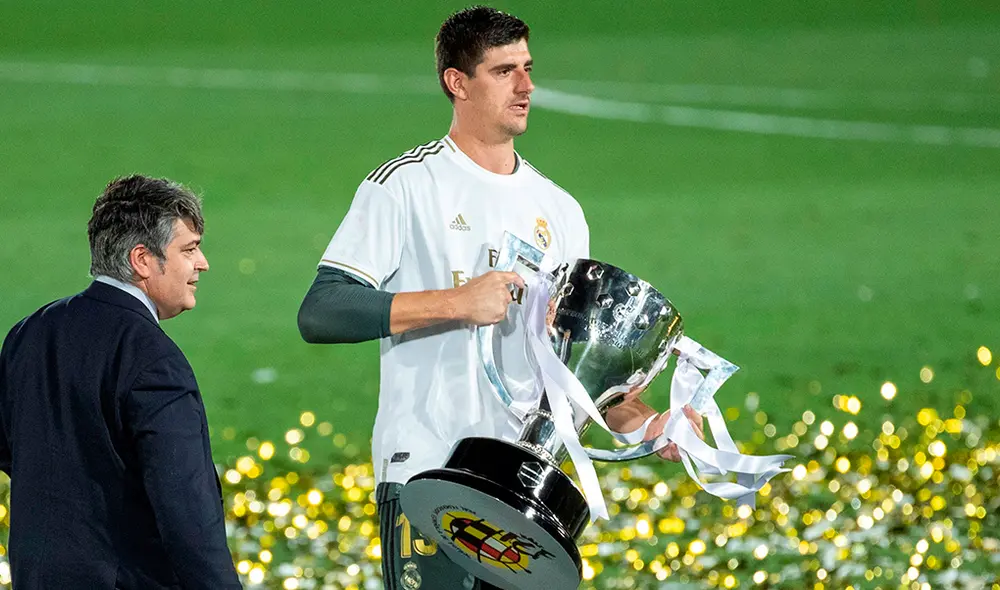 Thibaut Courtois arremetió contra Barcelona. Foto: EFE