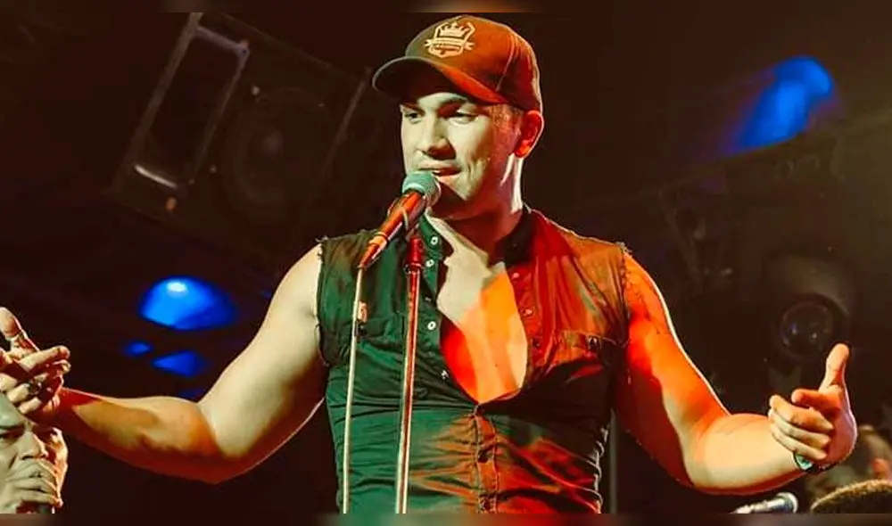 El integrante de la orquesta N'Talla incumplió las medidas contra el coronavirus al cantar en un show pese a su prohibición. Foto: Álvaro Stoll Instagram