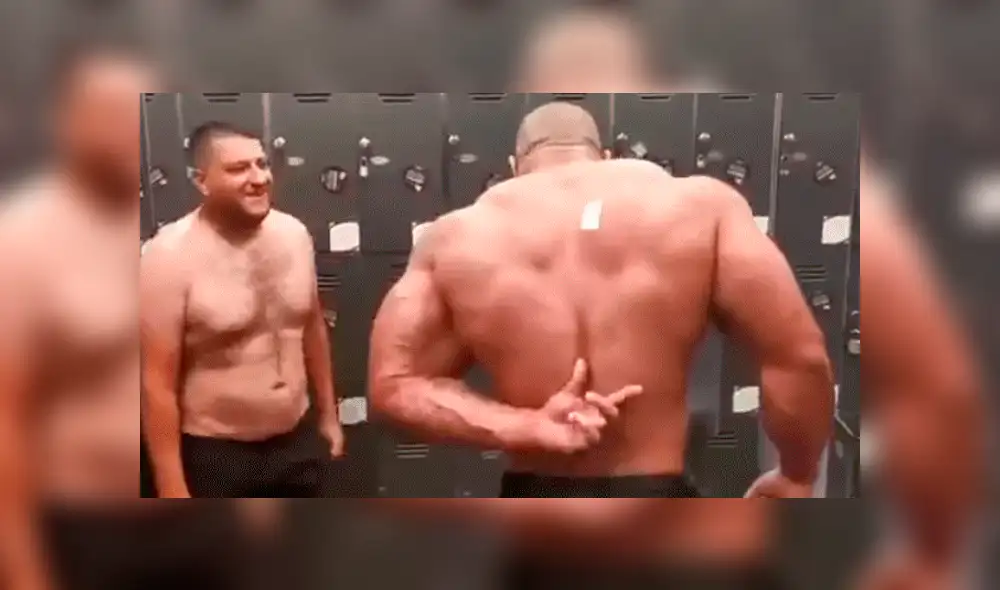 Facebook viral: Hombre reta a fisicoculturista y lo deja en ridículo en curiosa prueba [VIDEO]