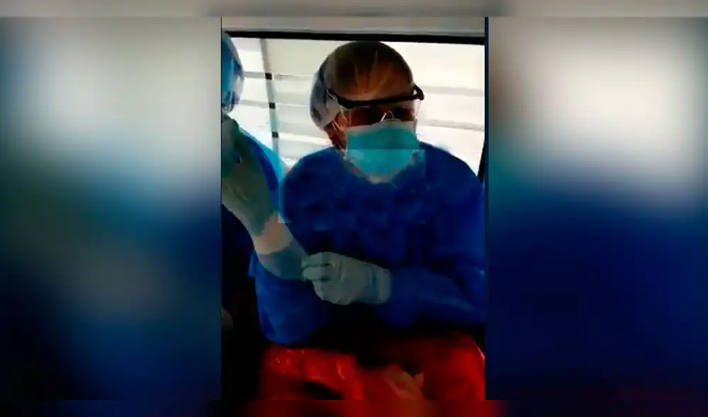 Personal médico se traslada a Tambo Real alabando a Dios. Personal médico se traslada a Tambo Real alabando a Dios.