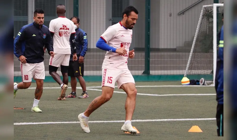 Leandro Fleitas en el reinicio de los entrenamientos. Foto: UCV