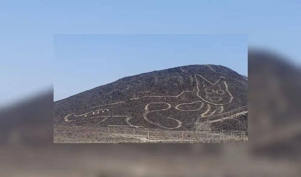 Se produjo el descubrimiento en medio de los trabajos de remodelación que se vienen realizando en el Mirador Natural, en la Pampa de Nasca. Foto Mincul