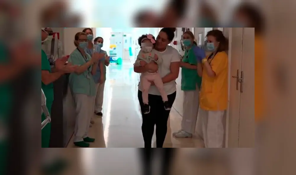 Niña de año y medio fue dada de alta tras someterse a trasplante de corazón en plena pandemia. Foto: La Vanguardia