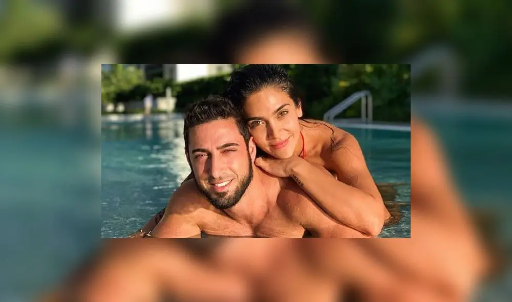 Vania Bludau y Frank Dello Russo. Foto: Instagram