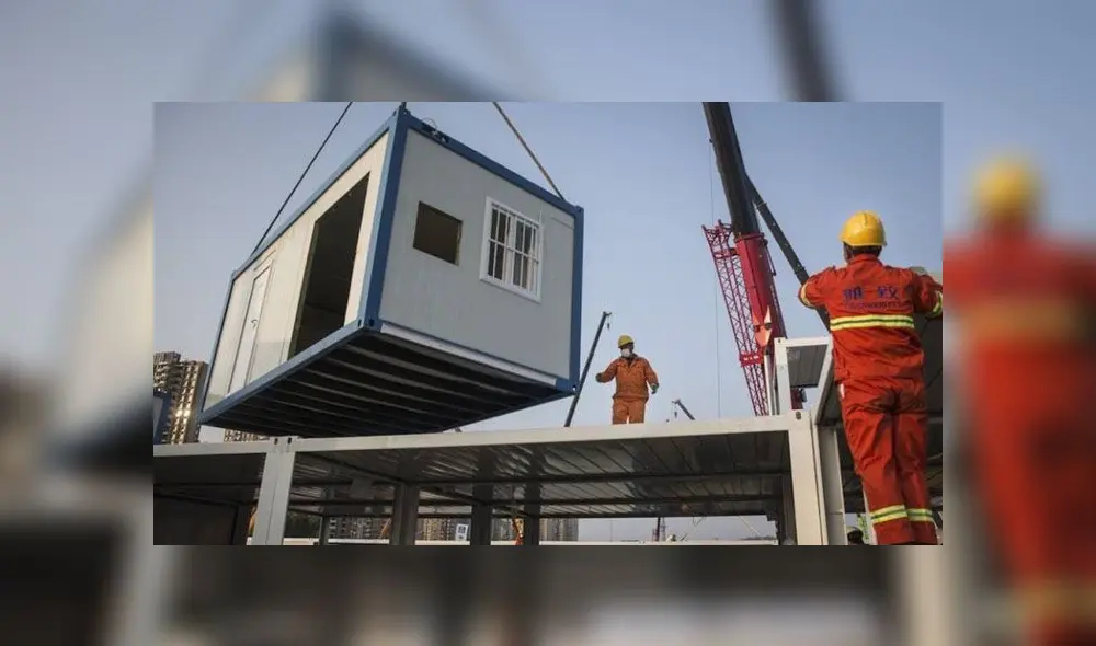 Coronavirus: mira cómo China construyó hospital de emergencias en diez días [VIDEO]
