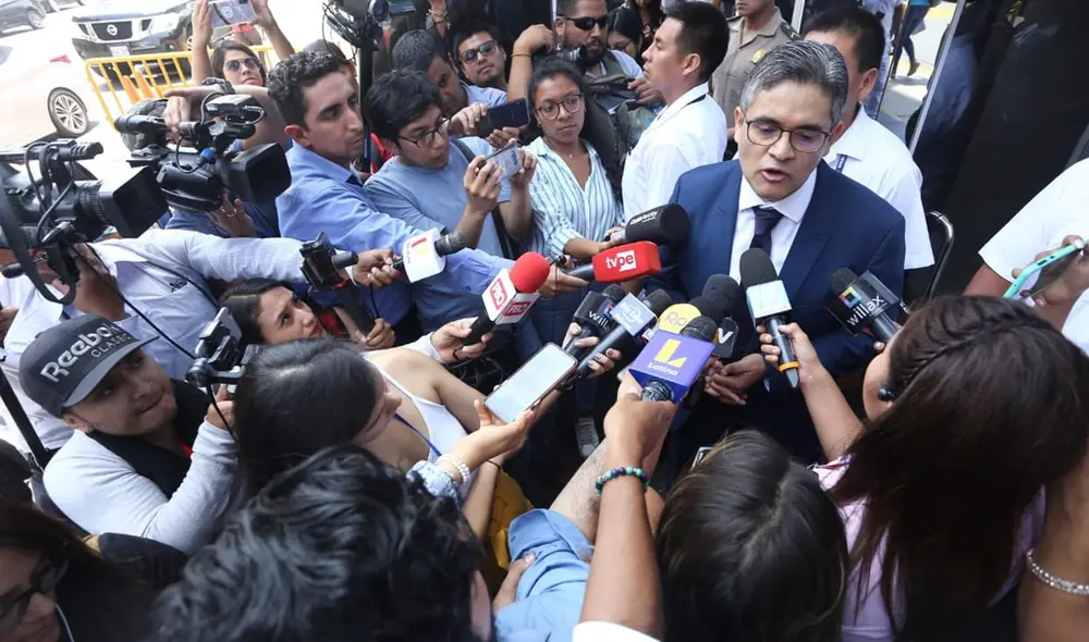 Además, José Domingo Pérez cuestionó a Chávarry y a Gálvez.  Foto: Michael Ramón.