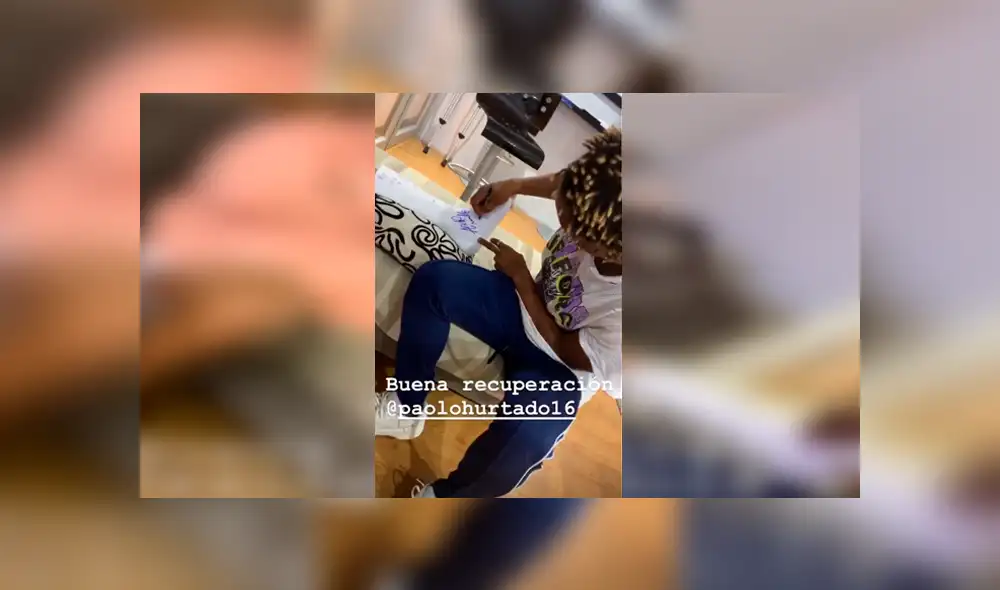 Selección peruana: André Carrillo visita a Paolo Hurtado y le deja emotivo mensaje [VIDEO]