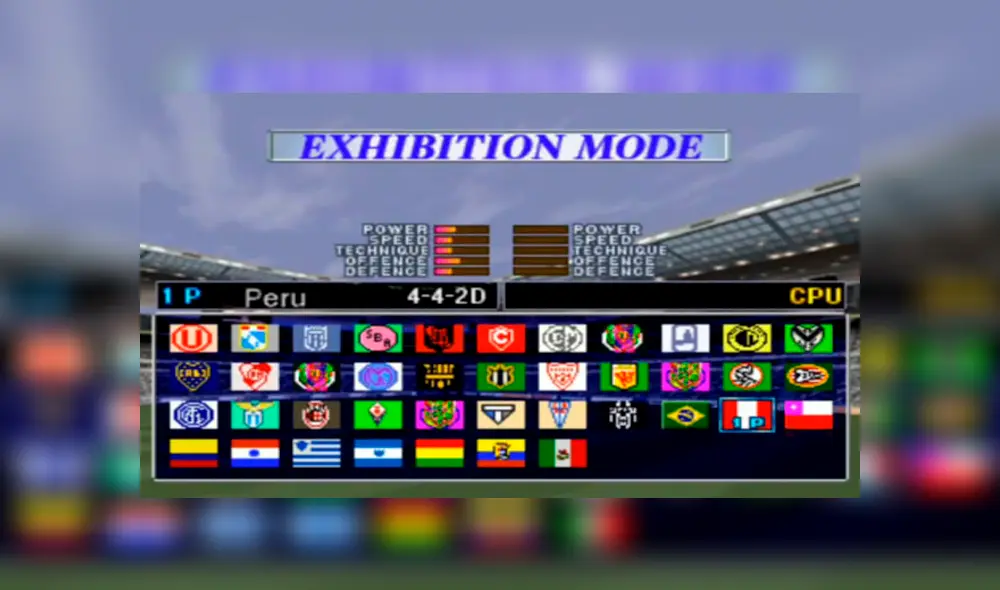 Desliza para ver cómo luce Fútbol Peruano Turbo, uno de los tantos 'mod' de Winning Eleven 3. Foto: Captura.