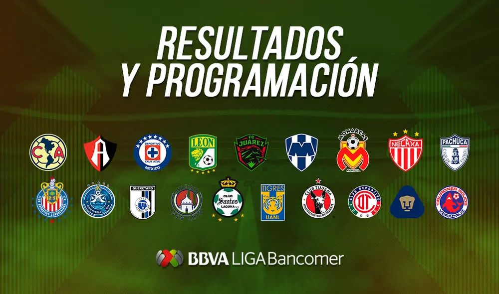 Revisa aquí el calendario de partidos de cada jornada, los resultados y cómo se mueve la tabla de posiciones del torneo Apertura de la Liga MX 2019.