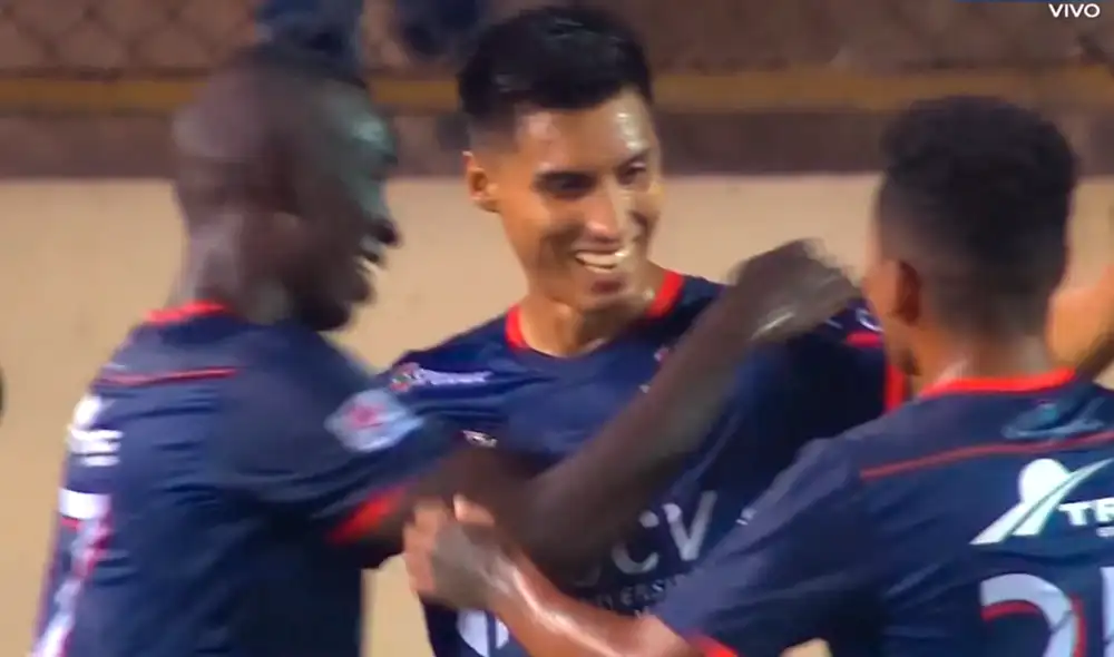 José Manzaneda anotó el segundo gol de la Universidad César Vallejo sobre Universitario. | Foto: Gol Perú