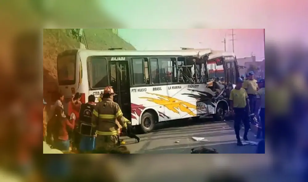 Ventanilla: niña de un año murió tras choque de bus y camión cisterna [VIDEO]