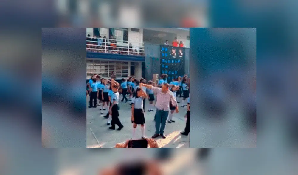 Facebook viral: padre ve que su hija no tiene pareja en actuación y baila con ella [VIDEO]