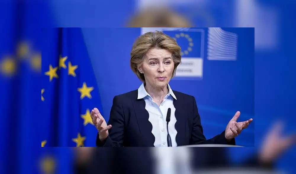 Ursula von der Leyen, presidenta de la Comisión Europea. Foto: AFP. Ursula von der Leyen, presidenta de la Comisión Europea. Foto: AFP.