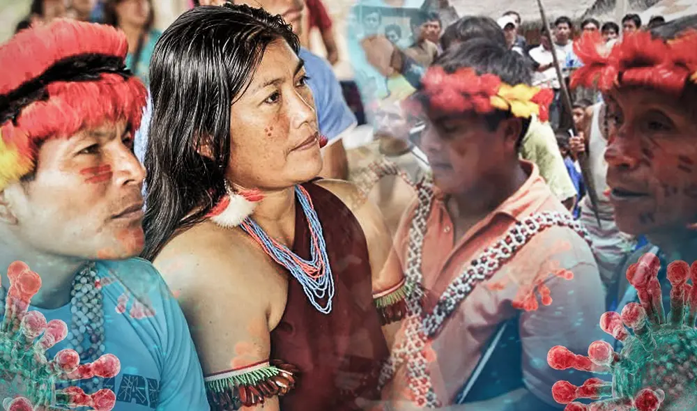 Pueblos Awajún y Wampís frente al COVID-19. Foto: composición / GTANW y Mocicc.