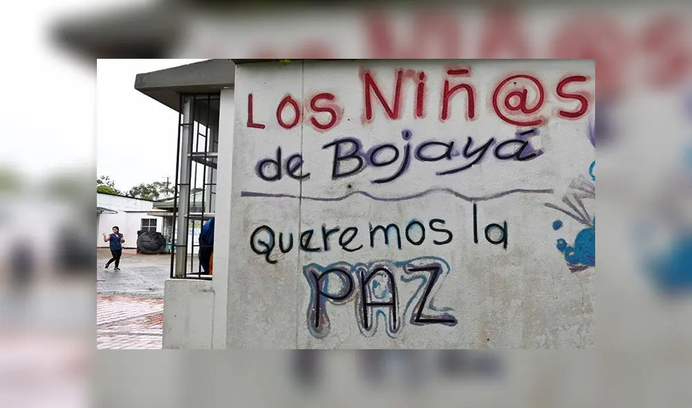 En Colombia han exigido de diversas formas el cese de la violencia, especialmente contra los menores de edad. Foto: AFP En Colombia han exigido de diversas formas el cese de la violencia, especialmente contra los menores de edad. Foto: AFP