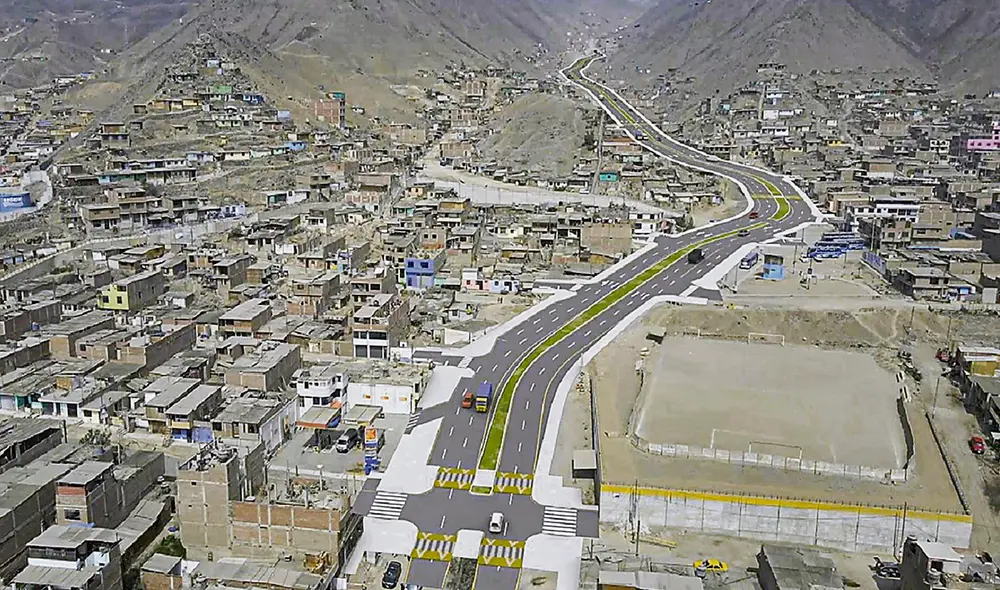 Obra. Pasamayito unirá Comas y SJL en solo 30 minutos. Foto: difusión Obra. Pasamayito unirá Comas y SJL en solo 30 minutos. Foto: difusión