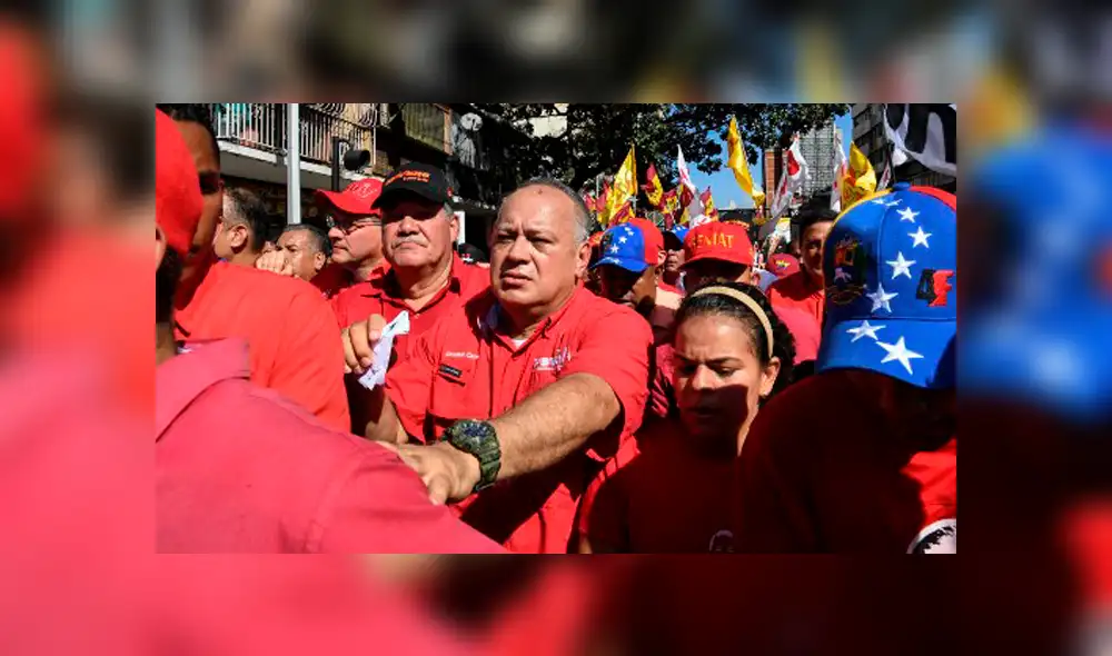 Diosdado Cabello, presidente de la Asamblea Nacional Constituyente. Foto: AFP. Diosdado Cabello, presidente de la Asamblea Nacional Constituyente. Foto: AFP.