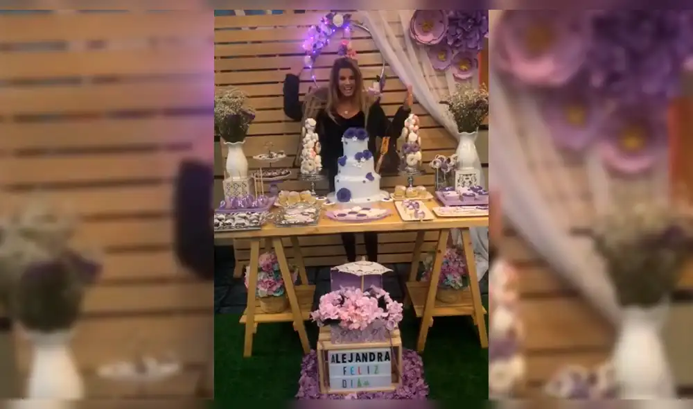 Alejandra Baigorria cumplió 30 años y lo celebro con chicos reality [FOTOS]