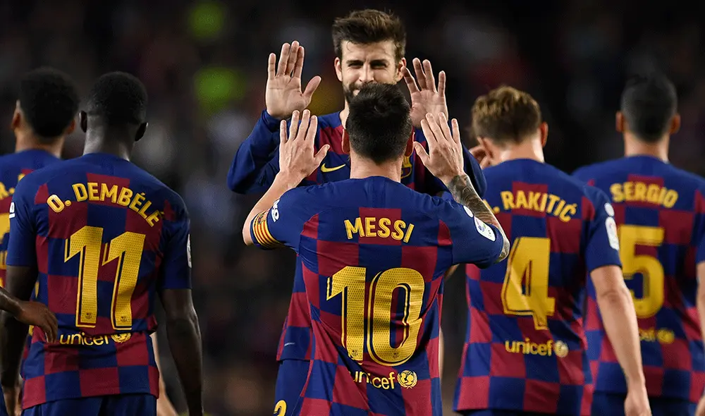 El FC Barcelona goleó 4-0 a Patronato y se pone a dos puntos del líder de la Liga Santander. | Foto: AFP El FC Barcelona goleó 4-0 a Patronato y se pone a dos puntos del líder de la Liga Santander. | Foto: AFP