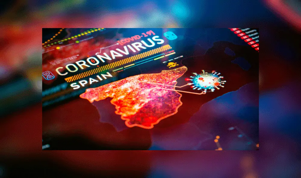 Mapa del coronavirus en España.
