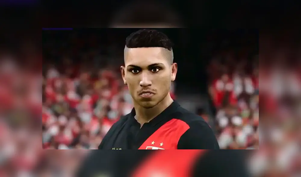 Paolo Guerrero en PES 2021. Foto: YouTube.